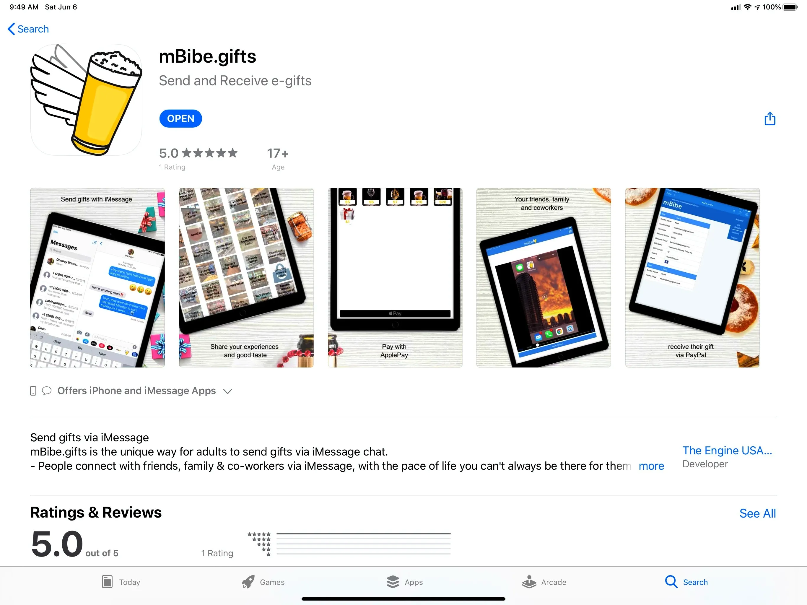 mBibe.gifts